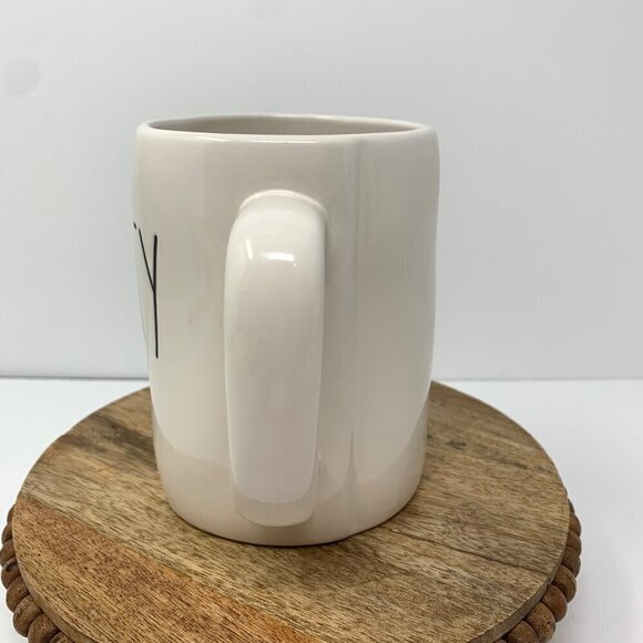 Rae Dunn PRETTY Mug Large Coffee Cup Ceramic Magenta LL Farmhouse Gift 16oz - Picture 6 of 9